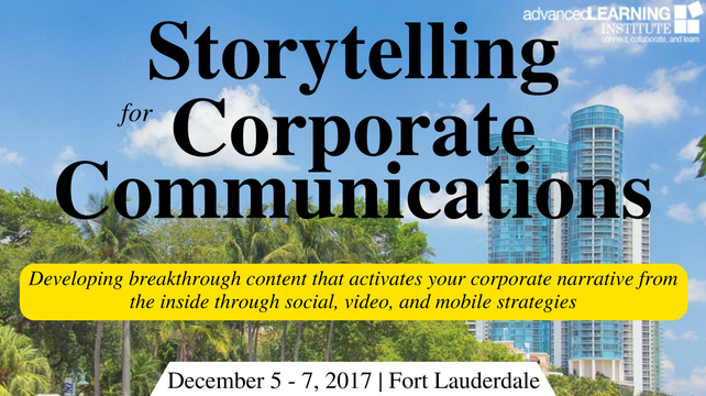 Storytelling for Corporate Communications | Fort Lauderdale
