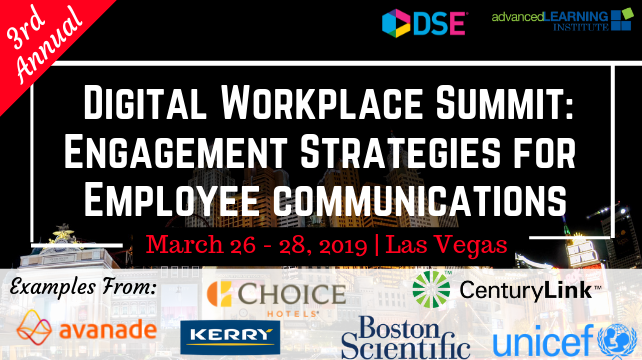 3rd Annual Digital Workplace Summit: Engagement Strategies for Employee Communications