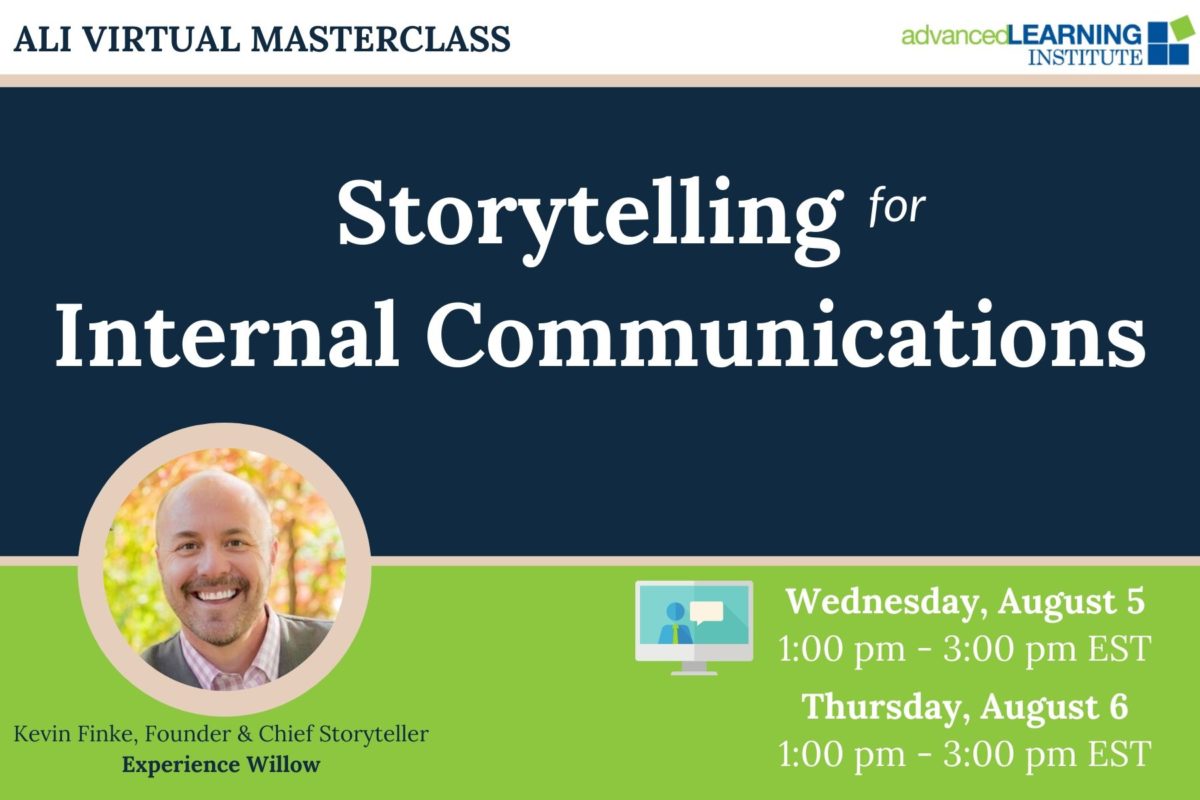 Power of Storytelling for Internal Communications | ALI Masterclass Series