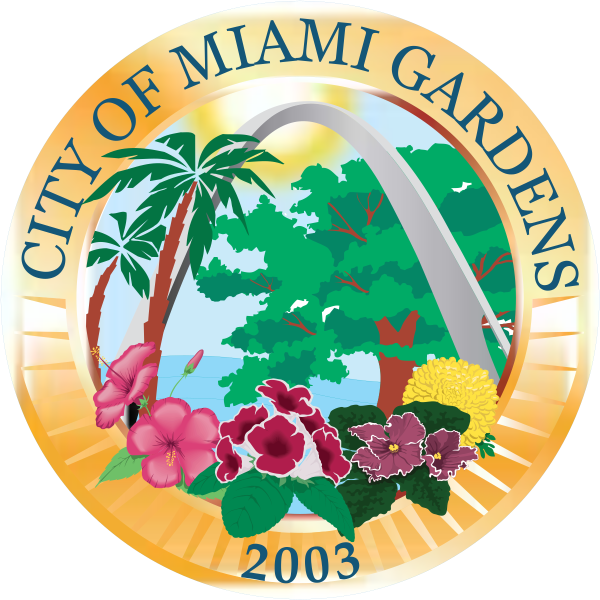 Seal of Miami Gardens Florida svg