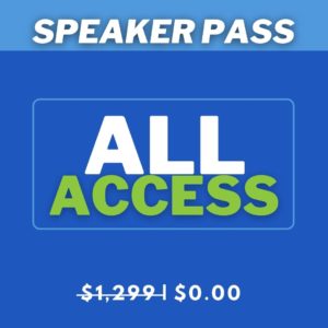 Speaker Pass: All Access ($0)