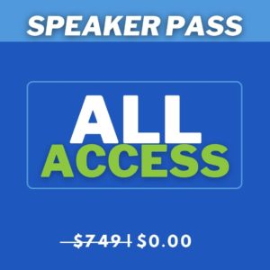 Speaker Pass: All Access ($0)