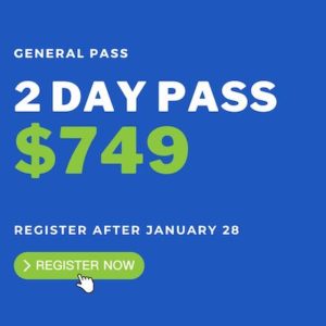 General 2-Day Pass: $749