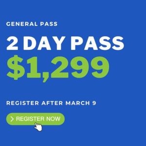 General 2-Day Pass: $1,299