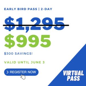 Early Bird Virtual Pass | 2-Day: $995