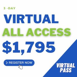 3-Day Virtual Pass: $1,795