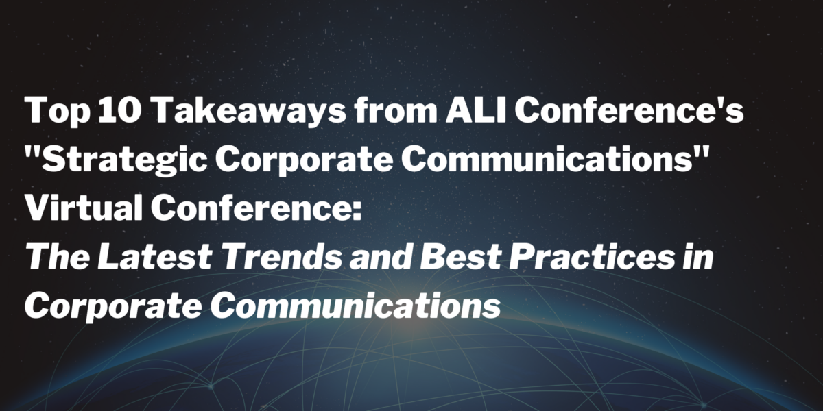 Best practices in corporate communications