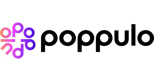 Poppulo Black Color 1 Logo Poppulo Black Color 1 Logo