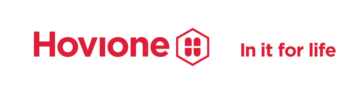 Hovione Logo with In it for life Red version no background