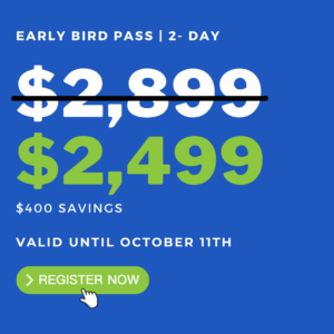 <p>IN-PERSON 2-Day Pass</p> <p><strong>October 23-24, 2024 <strong><br></strong></strong>Strategic Corporate Communications - West</p> <p><br></p>