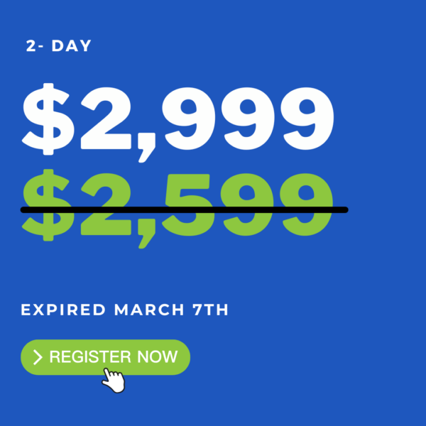 <p>2-Day Pass</p> <p><strong>March 26-27, 2025 <strong><br></strong></strong>Elevating Employee Communications: Shaping the Future of the Modern Employee Experience Conference </p> <p><br></p>