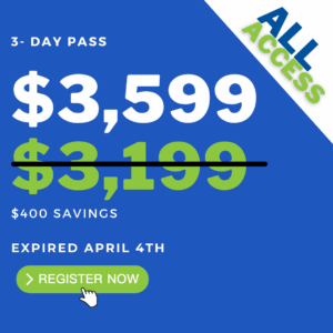 <p>3-Day Pass</p> <p><strong> April 29 - May 1, 2025 <strong><br></strong></strong>Strategic Corporate Communications - East </p> <p><br></p>