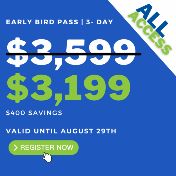 <p>3-Day Pass</p> <p><strong> Sept 30 - Oct 2, 2025 <strong><br></strong></strong>4th Annual Innovations In Employee Communications</p> <p><br></p>